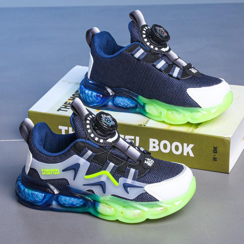 Cross-border Children's Shoes, Children's Net Shoes, Men's 6-12 Years Old, New Breathable Sneakers, Girls' Versatile Running Shoes