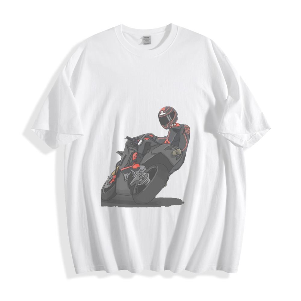 

Black Rebel Racer T-Shirt - Edgy Skull Biker Art Unisex Tee 3XL