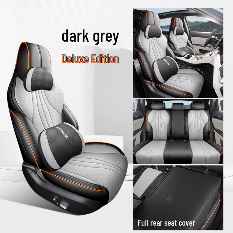 BYD Qin PLUS Universal Full Leather Car Seat Cushion, Four Seasons, Full Surround, Five-Seater