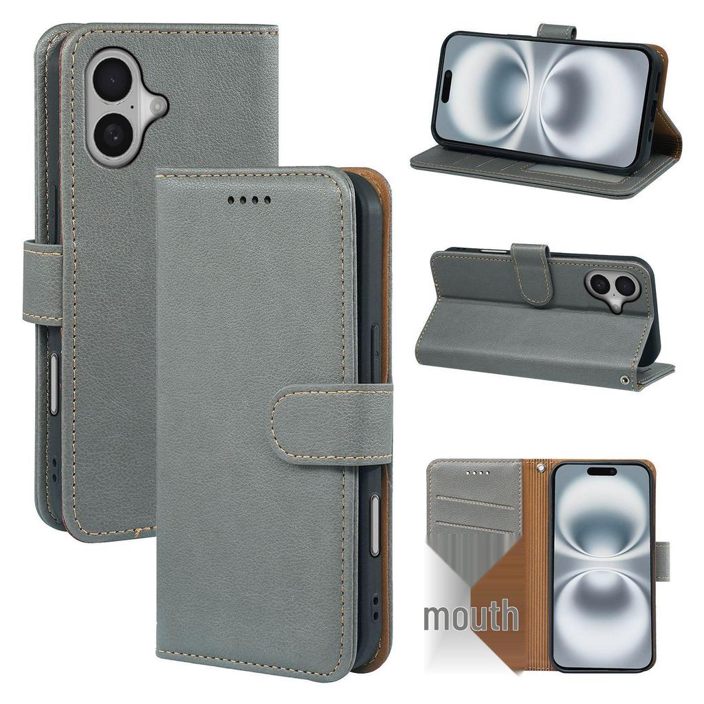 Lychee Pattern Anti-Theft Card Holder & Photo Frame Honor 600 Lite Leather Phone Case