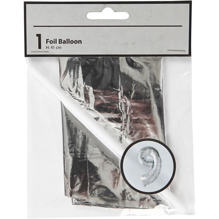 Balloon - HAPPY MOMENT - 9 - Aluminium - Helium - White
