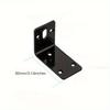 2pcs Thickening Right Angle Brackets 90 Degree L Shape Corner Brackets Heavy Duty Wide Metal Corner Braces Shelf