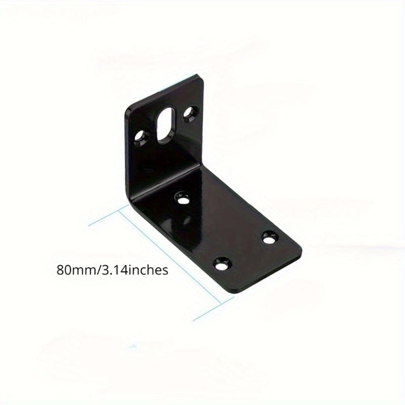 2pcs Thickening Right Angle Brackets 90 Degree L Shape Corner Brackets Heavy Duty Wide Metal Corner Braces Shelf