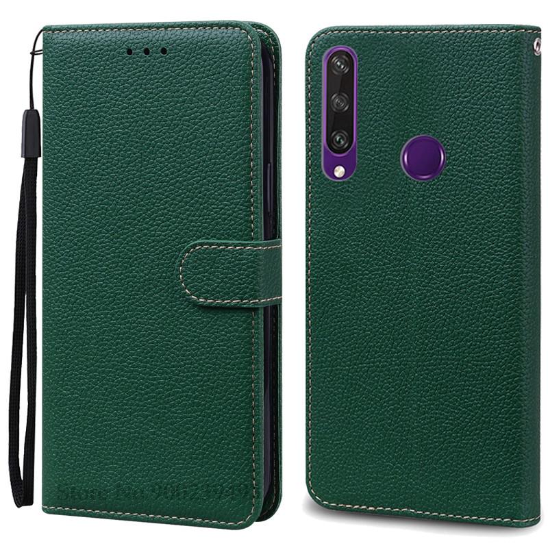 Pro pouzdro Huawei Y6P Kožené peněženkové vyklápěcí pouzdro Pro pouzdro Huawei Y6p MED-LX9N Měkký plný kryt Coque Fundas pro pouzdro Huawei Y6P