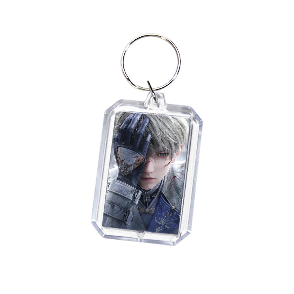 Game Love and Deepspace Rafayel Zayne Xavier Double-sided Photo Acrylic Keychain Backpack Keychain Pendant Fans Gifts Peripheral