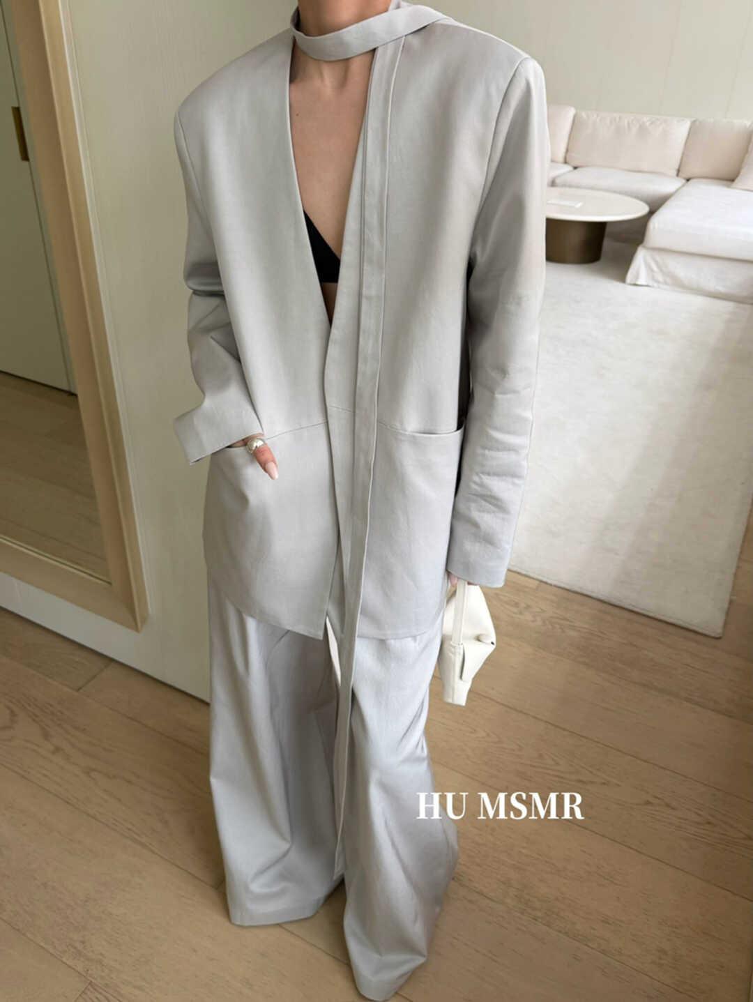 Thirteen Rows Silk Suit Jacket - Early Spring Arrival WP0052 Small серый