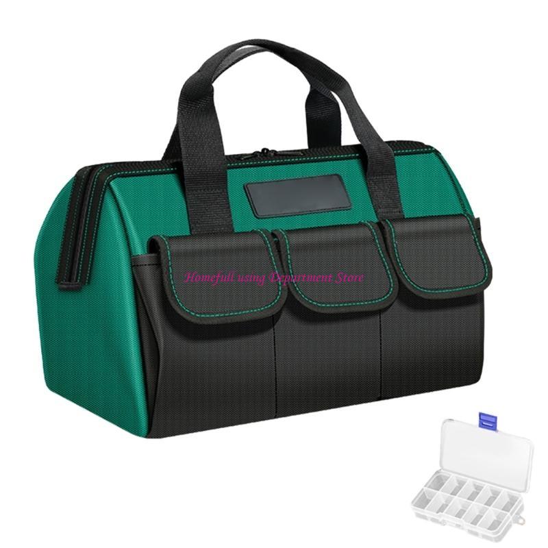 16/18inch Oxford Cloth Tool Bag Maintenance Storage Bag for Easy Organization Transport Tools Workshops Homes Electrician