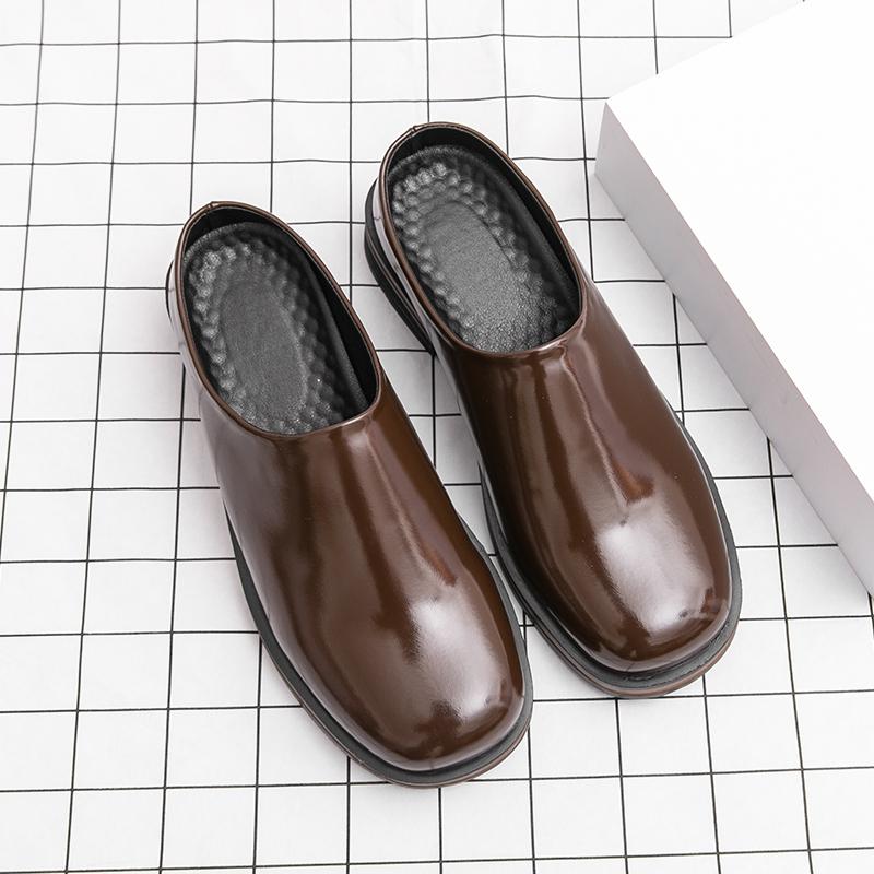 

Мода Мода Искусственная кожа Мужские лоферы Обувь Нескользящая Слипоны Дышащая Уличная Повседневная Офисная обувь Полутапочки Лоферы 46 коричневый