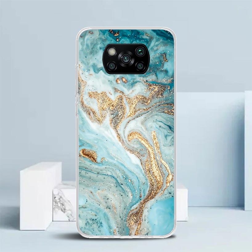 

Granite Marble Phone Case For Xiaomi Poco F7 Ultra X5 X6 X7 Pro M7 Redmi 15C 15 13C 13 12C 12 10C 10 10A 9 9C 9A 9T Cover Poco X Redmi 9C