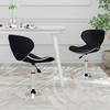 Vidaxl Dining Chairs, 2 Pcs, Black, Upholstered In Faux Leather