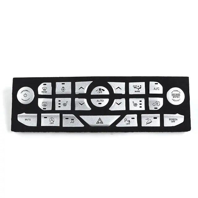 Auto Mittelkonsole Knopf Dekor Abdeckung Aufkleber für Jeep Wrangler JL Gladiator JT 2018 Zubehör