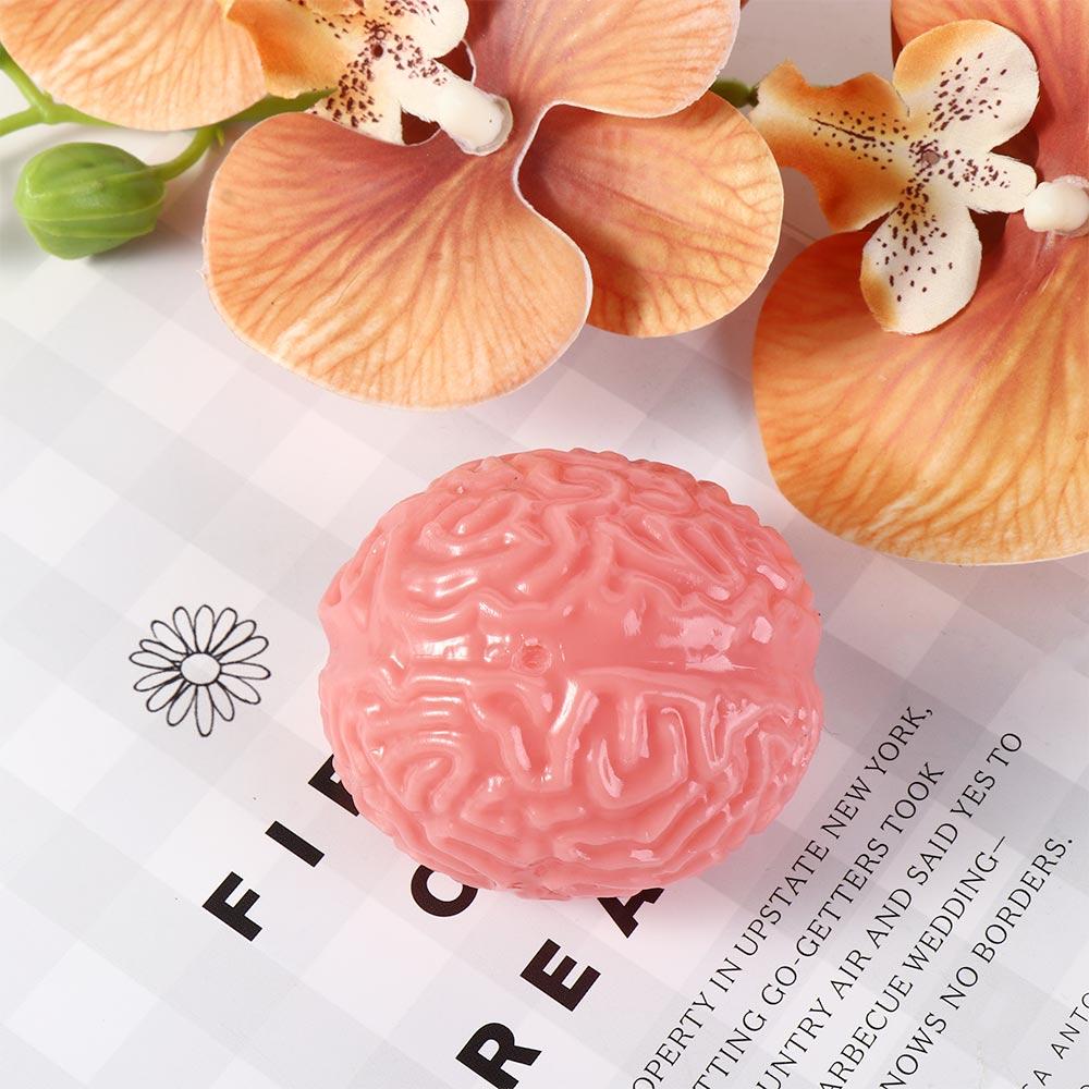 Brain Squishy,Jumbo Stress Relief Ball,Extra Soft,Slow Rising Squeeze Fidget,Anxiety ADHD Relief,Brain Squishy Stress Relief Ball,Sensory