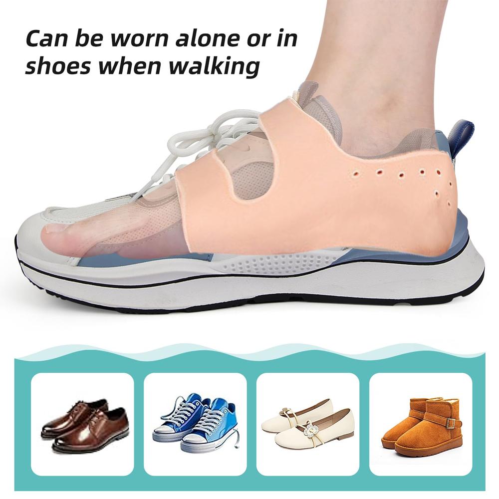 1 Pair Heel Protectors Silicone With Arch Support, Gel Heel Pads Cushion For Blister Prevention Achilles Tendinitis, Heal Dry