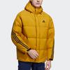 Adidas Puffy Down Jacket with Hood Men Outerwear Yellow H20757