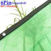 3~12Pin Zelená Anti UV HDPE Stínící síť Venkovní Altán Střešní Stínící síť Skleník Zahradní Rostliny Bazén Stínící síť