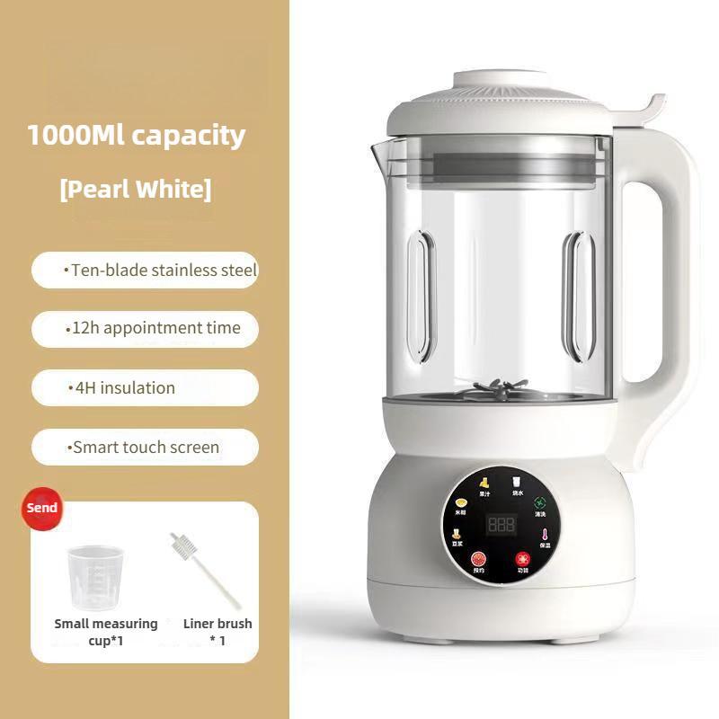 1000ML Electric Soybean Milk Machine Household Intelligent Silent Multi-function Cooking Machine Large Capacity Blender