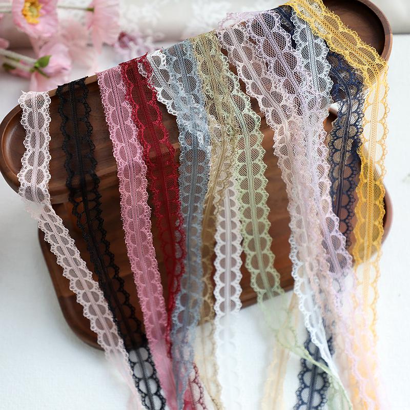 Colorful Polyester Lace Trim for DIY Doll Dress & Lolita Accessories