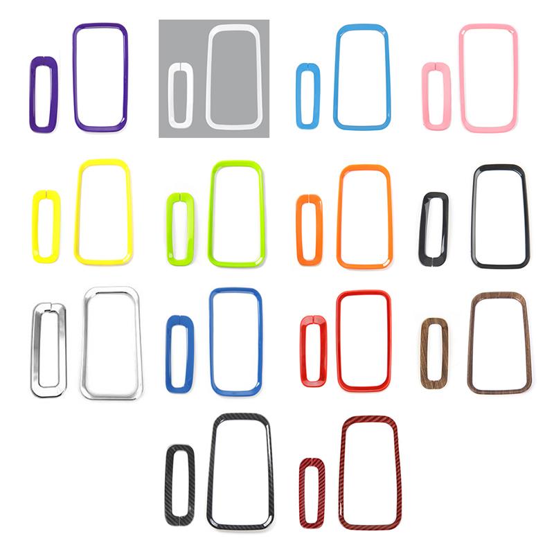 ABS Auto Getriebe Trim Dekoration Abdeckung Aufkleber Fit für Jeep Wrangler JK 2011-2017 Innen Zubehör