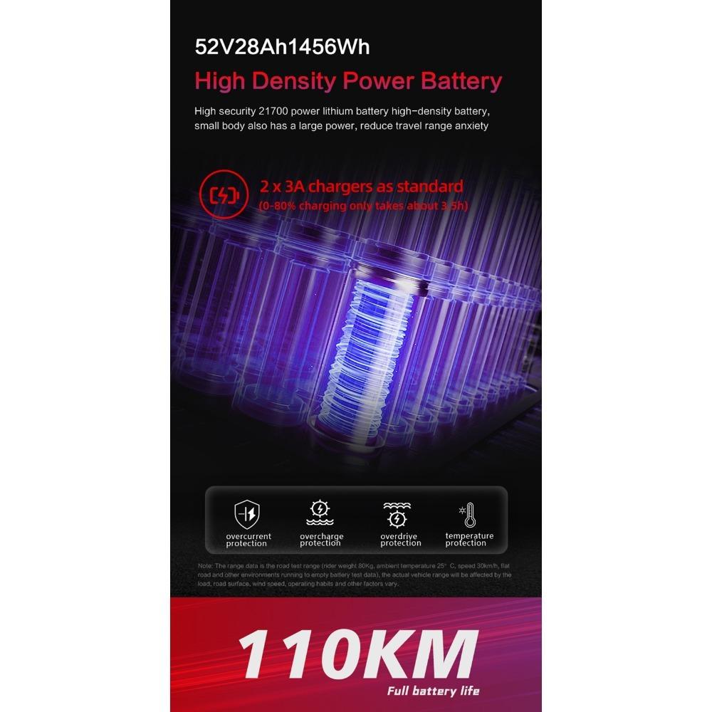 BOYUEDA Q7Pro Max E-Scooter 3200W podwójny silnik 52V28AH akumulator NFC aktywowany sterowanie aplikacją Escooter Silent Tires elektryczny skuter