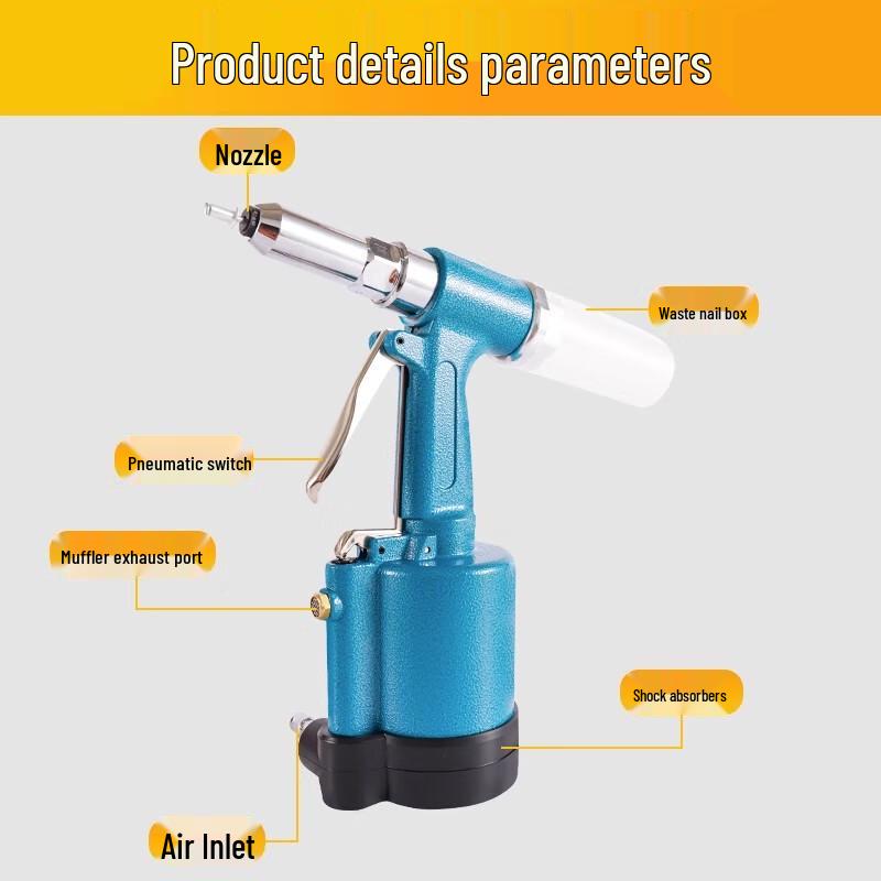 Industrial Pneumatic Self-Suction Rivet Gun