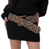 Leopard Print Wide Waist Belt Fashion Adjustable Belt Casual Wear Waist Belt for Men and Women