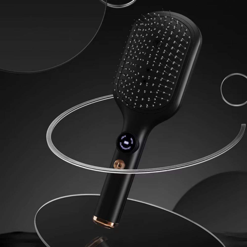Anti-Frizz Large Tank Electric Spray Hair Brush Multi-Function 2-In-1 Misting Hair Brush  Household