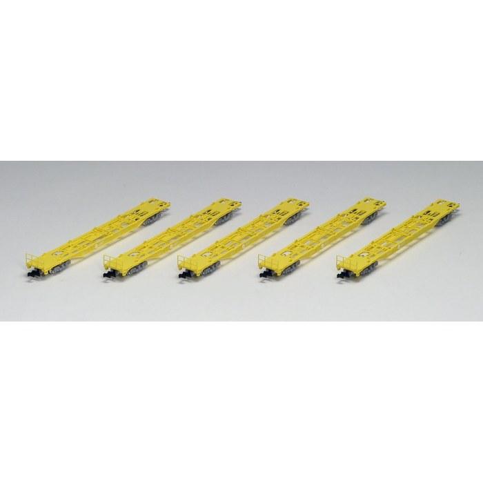 TOMYTEC TOMIX N Gauge Koki 110 Freight Car (No Container) Set 98234 Railroad Model Freight Car
