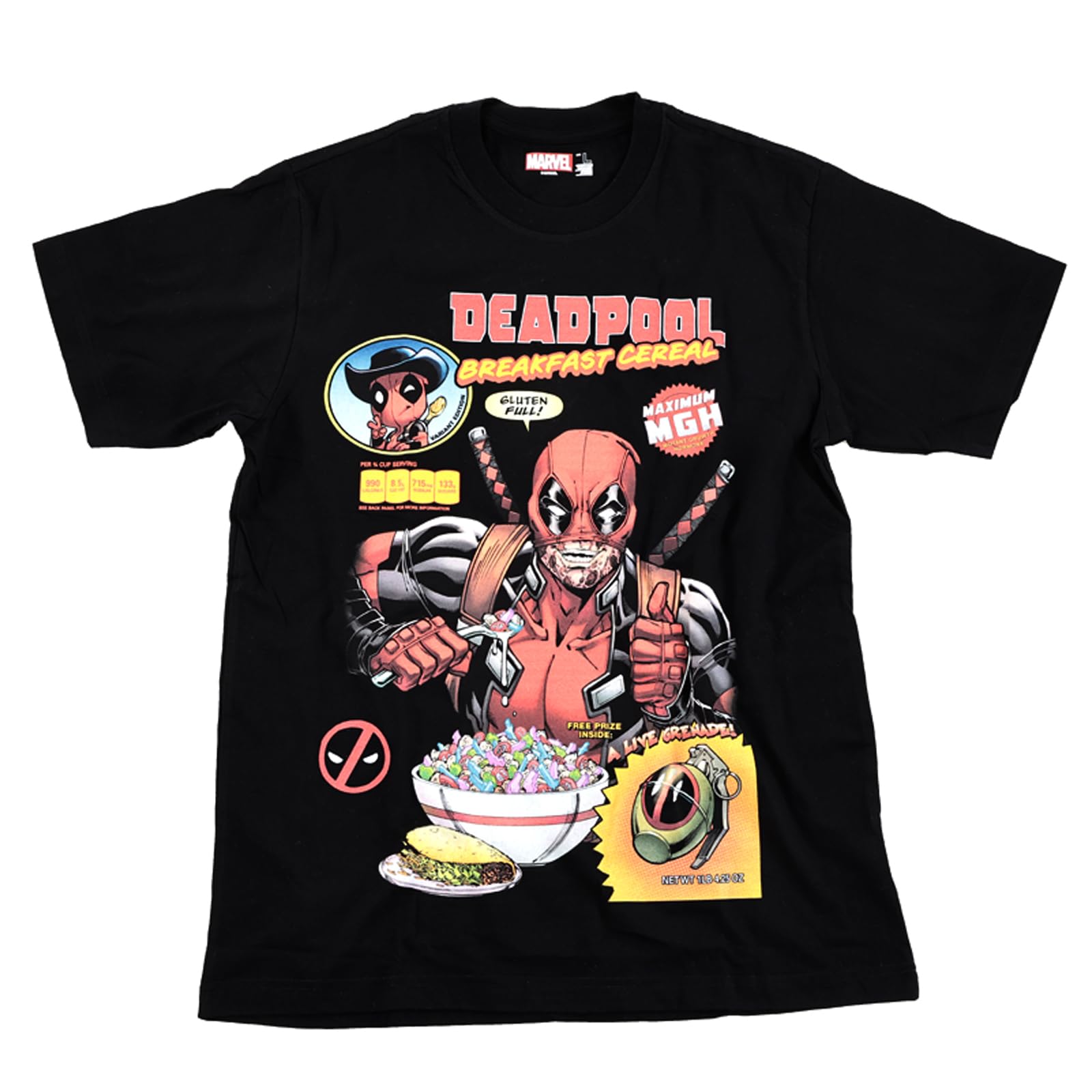 

EVERSOUL Мужская футболка с коротким рукавом Marvel Deadpool, Футболка из фильма, Персонаж американских комиксов, Веном, Подарок, Мужская, Черный, Размер L [Параллельный импорт]