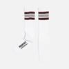 Double Stripe Crew Socks_3color