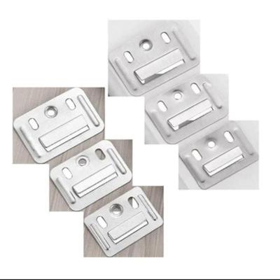 200 Stück Wandpaneel-Clips Metallclip Geriffeltes Wandpaneel Für WPC-Wand und Decke Geriffelte Verkleidungs-Clips