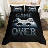 Gamepad Warm Comforter Cover R Beding Set Tens Video with Soft Fabric Duvet For Youth Children Kids Young Boys Modern Controler Bedspread