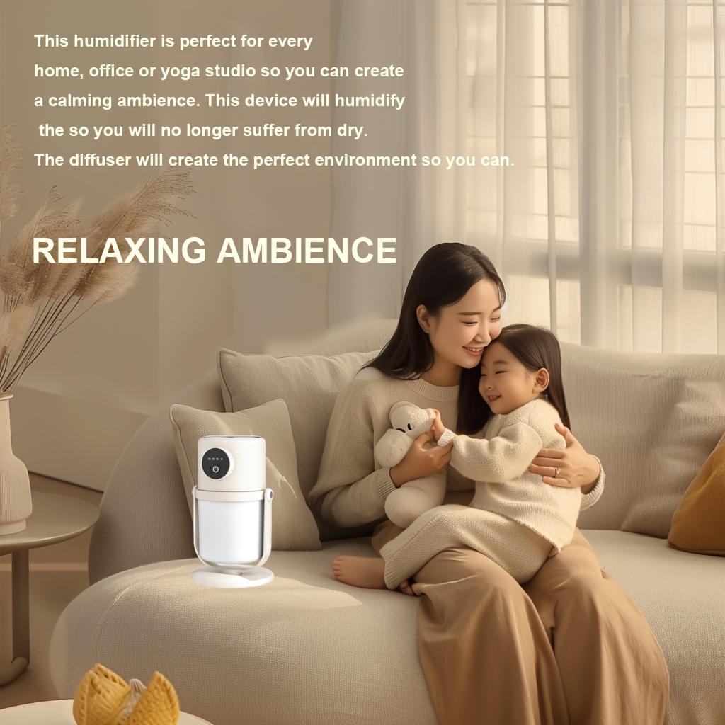 Humidifiers For Bedroom Cool Mist Humidifiers,Bedroom Bedside Humidifier,Desktop Air Diffuser,USB Powered for Desks,Homes and Offices
