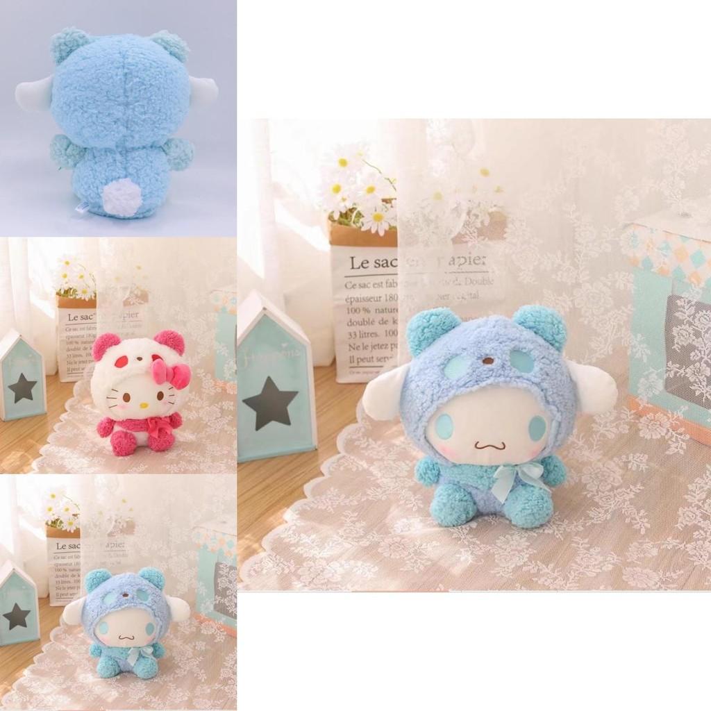 Kuromi My Melody Cinnamoroll Kawaii Plush Toy For Kids Handmade Soft Doll For Stress Relief