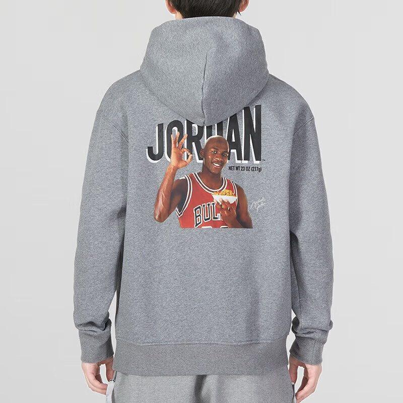 Jordan Sweatshirts Men's Gray Moderate Regular DV7593-091