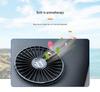 Dual-Head Rotatable Portable Car Fan