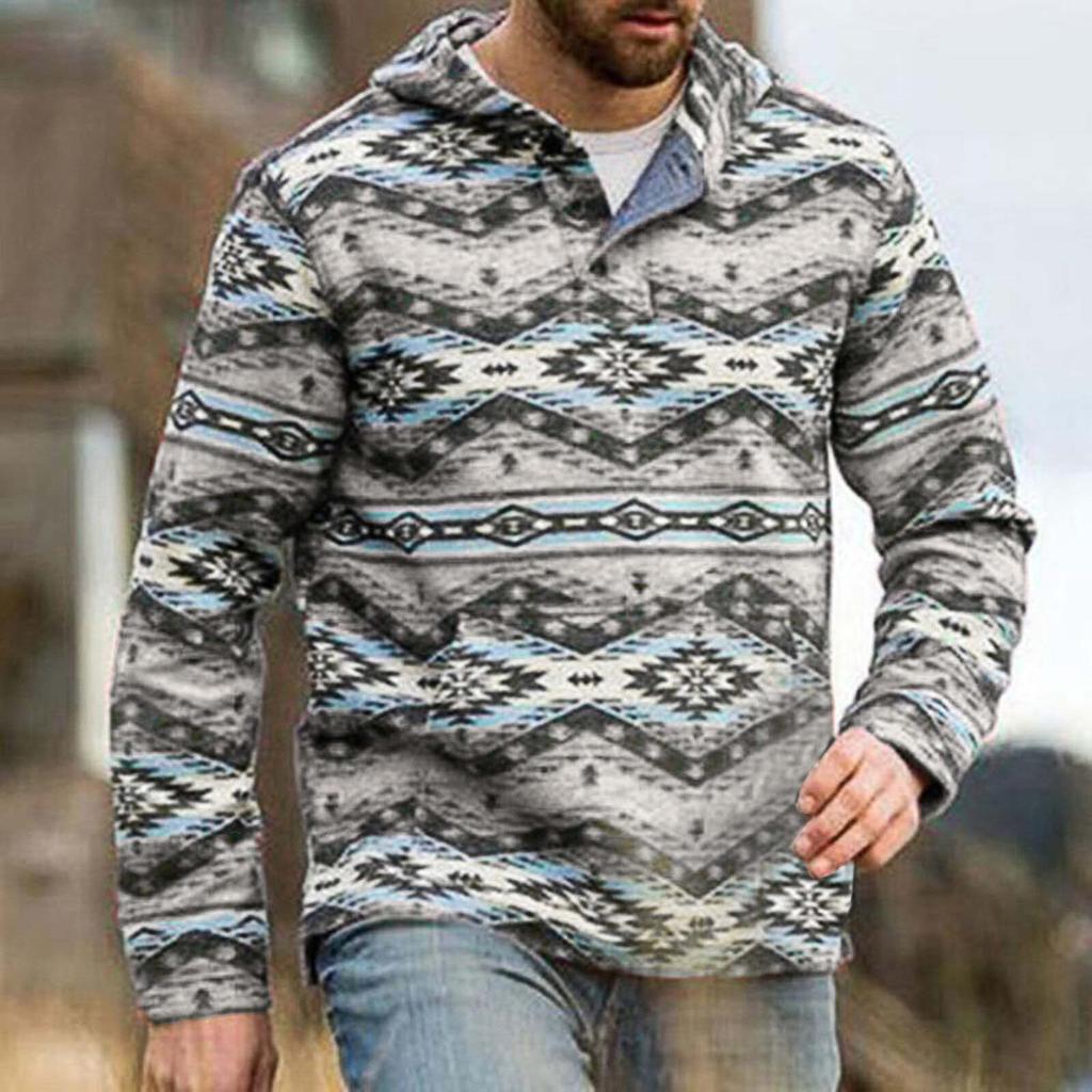 Men's Casual Hoodie Long Sleeve Sweatshirt Jacket Jacket Sweater Top