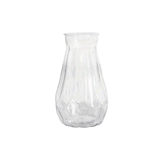 Plastic Clear Bud Vase Decorative Flower Vase Plant Holder Modern Centerpiece Vase for Home Wedding Party