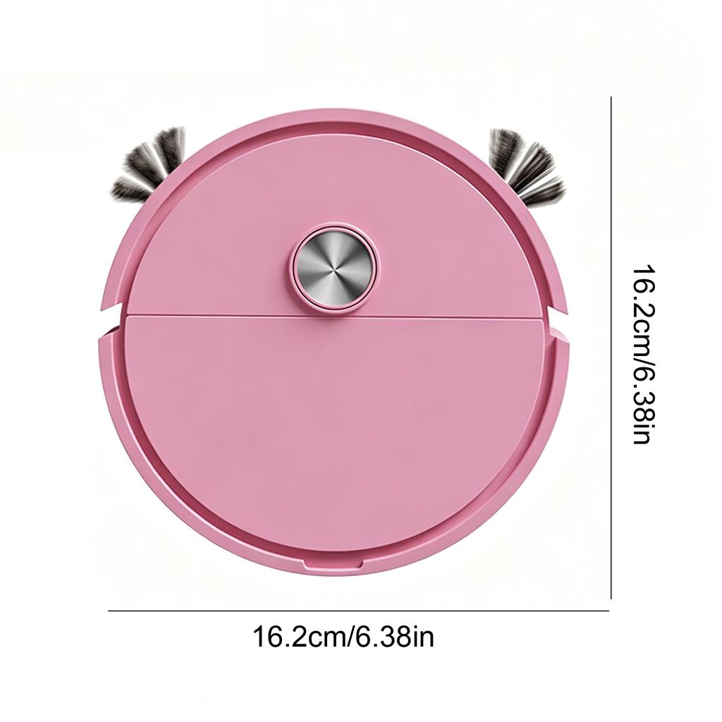 3 In 1 Intelligent Cleaning Robot Lightweight Mini Robots Vacuum Cleaner Compact Car Robot Vacuum for Pet Hair&Hard Floor&Carpet