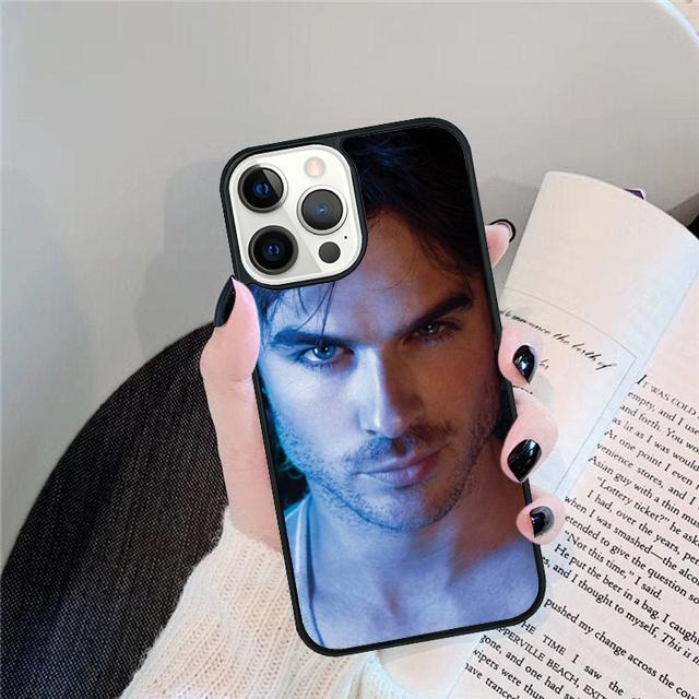 Damon Salvatore The Vampire Diaries Phone Case Cover For iPhone 17 Air 15 16 Pro Max 14 13 12 11 Pro Max Plus