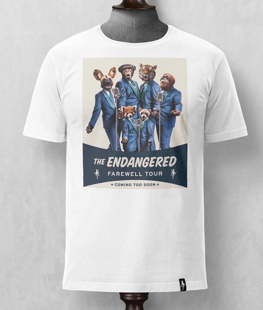 MENS WOMENS Dirty Velvet Clothing - Organic The Endangered T-shirt S