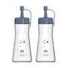 Squeeze Bottle With Cap Transparent Leakproof Plastic Dispenser For Kitchen