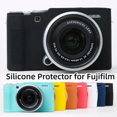 Coque de protection en caoutchouc de Silicone souple pour appareil photo, pour Fujifilm Fuji X-A7 XA7 X-A5 X-A3 XA5 XA3