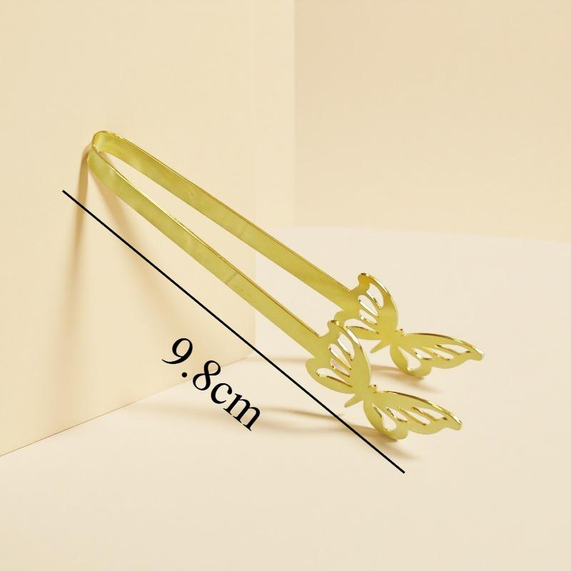 

Gold Metal Butterfly Clips for Sandalwood Backflow Incense Cone Arabian African Clip Cone Fragrance Incense Burner Accessories