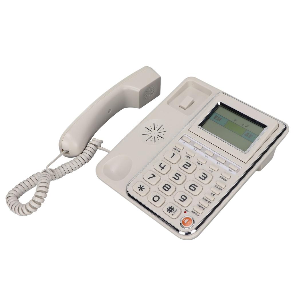 G035 téléphone filaire à gros bouton téléphone filaire à domicile avec haut-parleur pour les personnes âgées au bureau à domicile