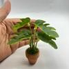 Miniature Clear Vase Model 1/12 Scale Dollhouse Resin Craft Fairy Garden Landscape DIY Decor