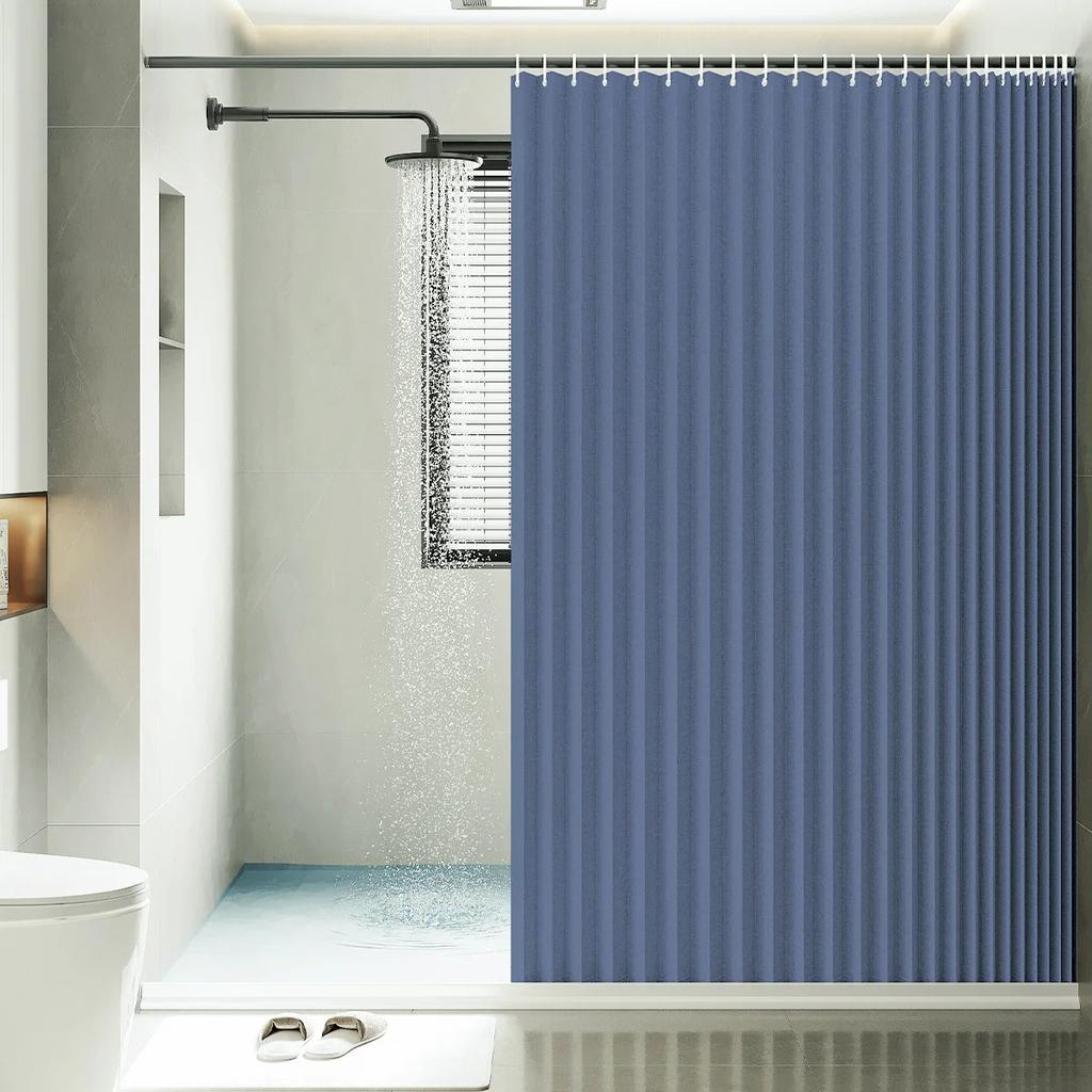 Sprchový závěs řady skládacích závěsů 1PC je vhodný pro koupelnové vodotěsné suché sprchové závěsy a oddělovací přepážkové závěsy