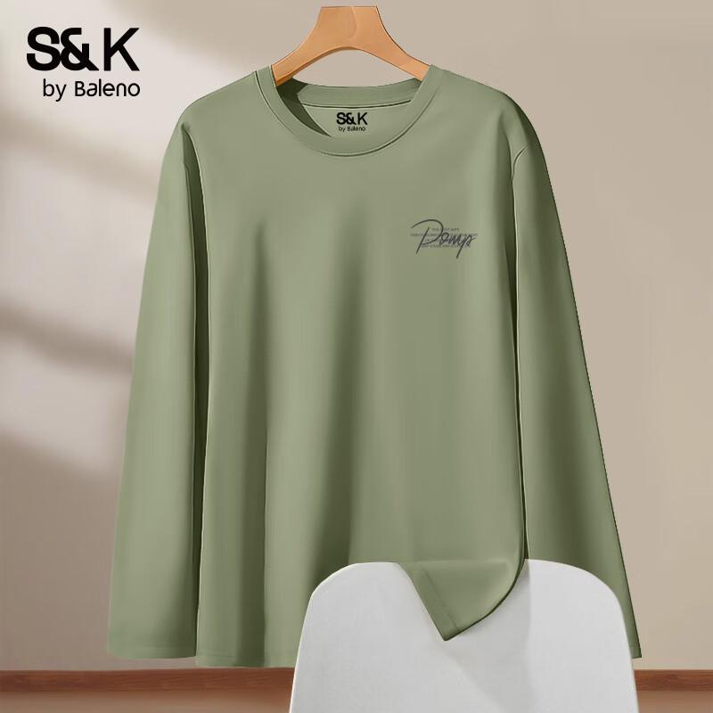 Baleno S&K Men's Cotton Long Sleeve T-Shirt