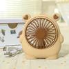 Ventilador de Mesa Portátil USB Recarregável Mini Fofo Li Shen
