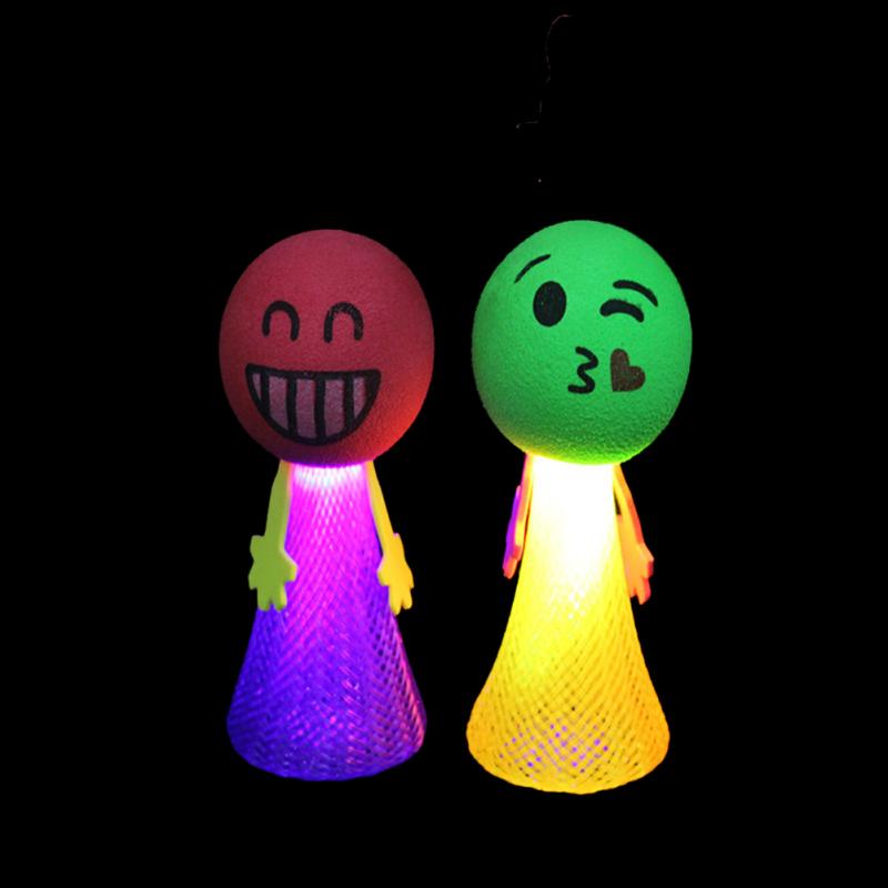 Emoji Jumping Popper Spring Toys Creative Spring Launchers Tricky Toy Cute Elf Bouncing Dolls