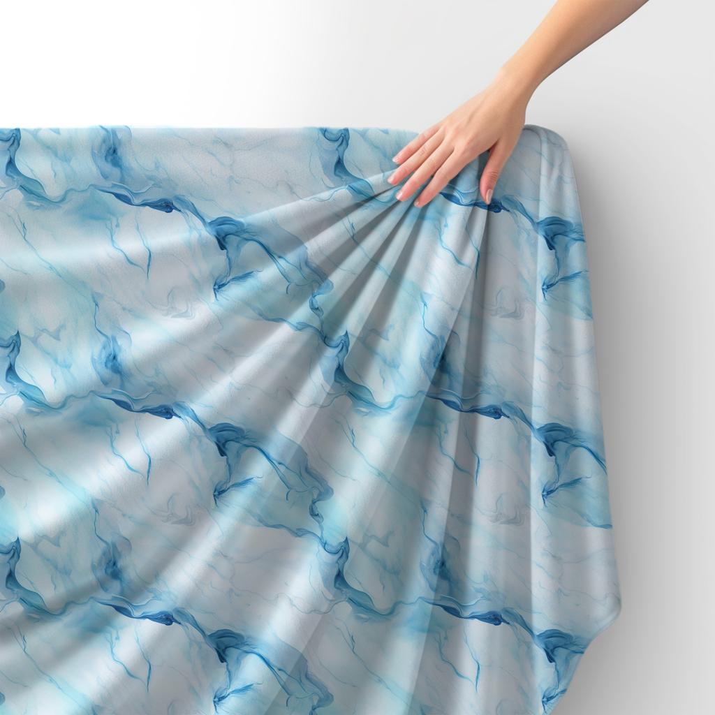 Royal Samt Stoff Polyester Zum Nähen - Motiv Abstraktion - Rdx2523